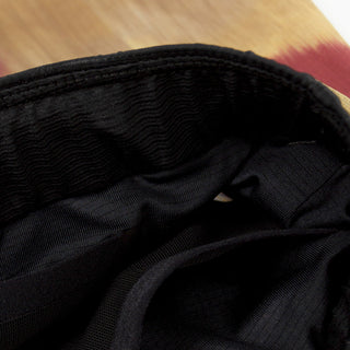 detail view of the fabric of the ciele athletics lightweight, race ready and performance driven short named RDShort in sphinx color