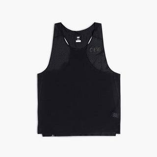 front view of the ciele athletics lightweight, race ready and performance driven singlet named RDSinglet in shadowsphinx color