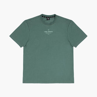 front view of ciele athletics unisex ORTShirt with the LE logo in turquoise color