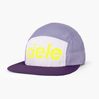 front view of the ciele athletics GOCap unisex running hat in misty lilac color