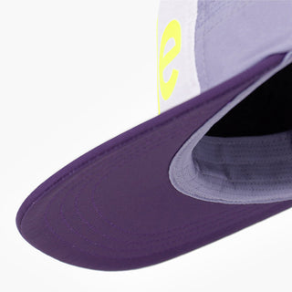 underbrim view of the ciele athletics GOCap unisex running hat in misty lilac color