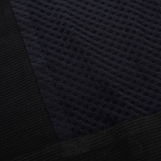 close picture of both fabrics on the back of the ciele athletics lightweight, race ready and performance driven T-Shirt named RCDTShirt for womens in shadowsphinx color
