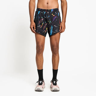 front view of ciele athletics ATShort 5 inch with liner short from the summer nights limited edition capsule, on a model