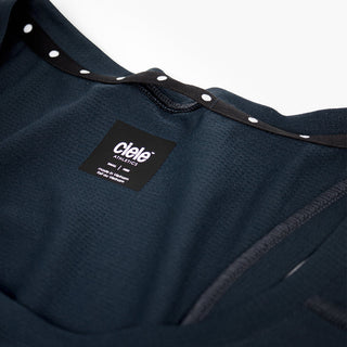 close view of the quick dry loop on the ciele athletics FSTTShirt lightweight and performance driven T-Shirt in deepspace