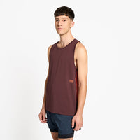 M DLYSinglet - Dark Wine Red