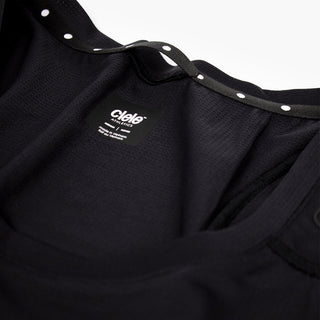 close view of the quick dry loop on the ciele athletics FSTSinglet lightweight and performance driven singlet in shadowcast