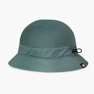 back view of ciele athletics GOBucket Comp Athletics unisex running buckethat in silverpine color