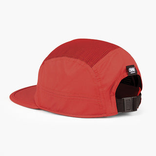 back view of ciele athletics GOCap unisex running hat in clay color