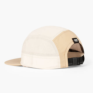 back view of the ciele athletics GOCap unisex running hat in safari color