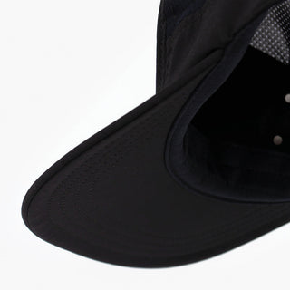 underbrim view of the ciele athletics GOCap Comp Century unisex running hat in shadowcast color