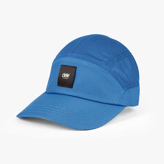 front view of ciele athletics FSTCap SC EQ Frames unisex running hat in palace blue color