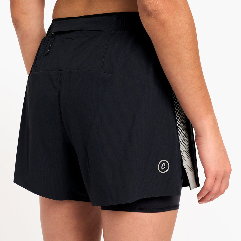 ciele athletics elite 2in1 ランニングショーツ M 黒 ciele athletics - DLYShort 4