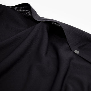 close view of the side vents on the ciele athletics FSTTShirt lightweight and performance driven T-Shirt in Shadowcast