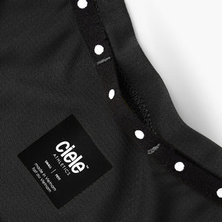 close view of the quick dry loop on the ciele athletics FSTSinglet lightweight and performance driven singlet in ghost