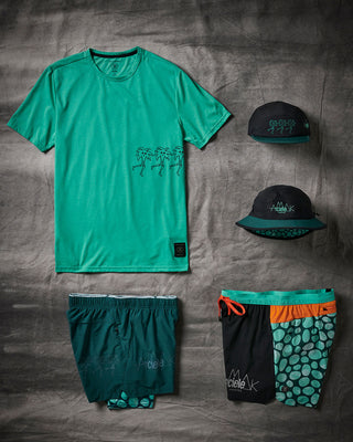 ciele athletics - Mathis SS Tshirt - Run Amok - Green 11